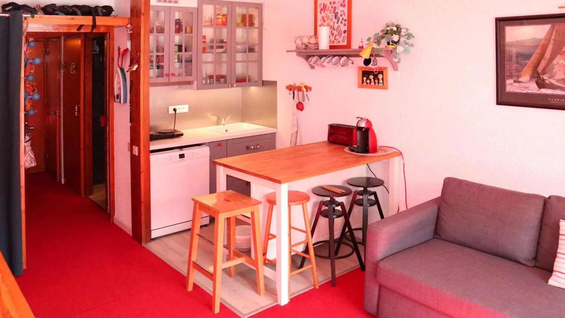 Studio Spacieux Pour 4 Pers Avec Balcon Et Box A Skis - Fr-1-322-665 Les Orres Francia